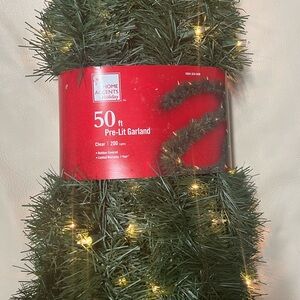 Home Accents Holiday 50ft Pre-Lit Garland
